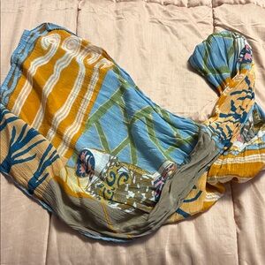 Deco Lake Shore by Betty Woodman Museum Silk Scarf